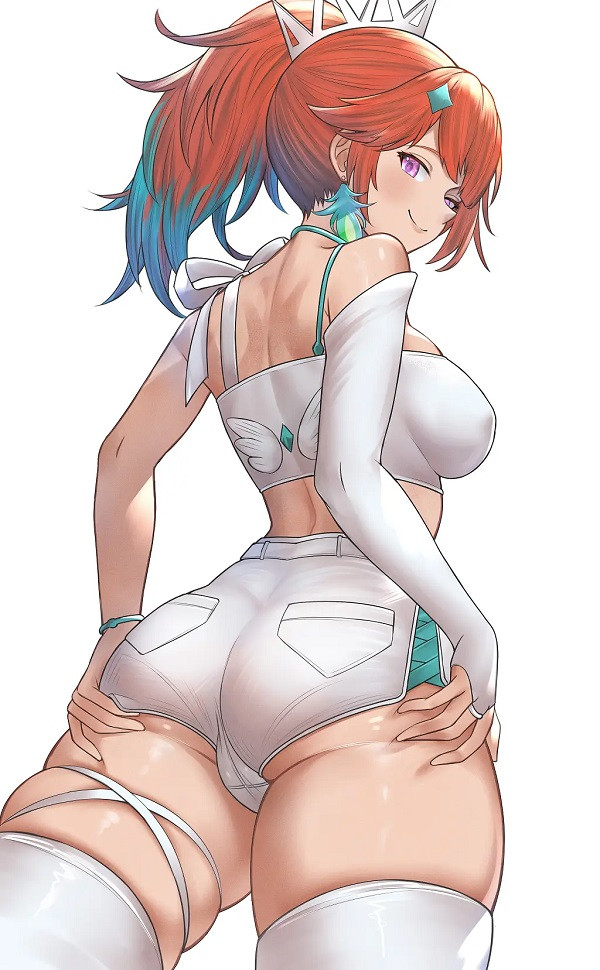 Ảnh nữ chiến binh anime với outfit gợi cảm cực chất