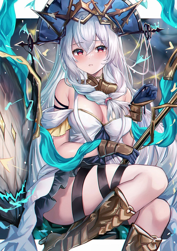 Ảnh hot girl anime trong concept váy ngắn xinh xỉu