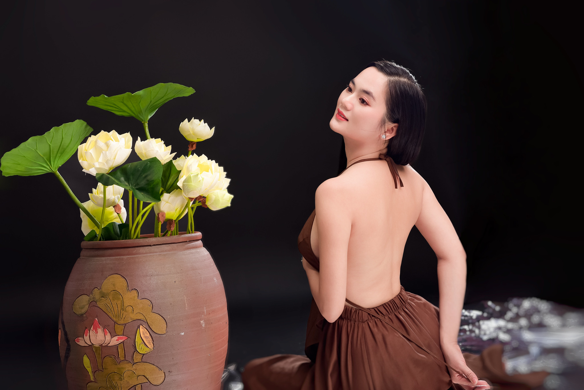 Ảnh gái xinh lộ hàng hở hang