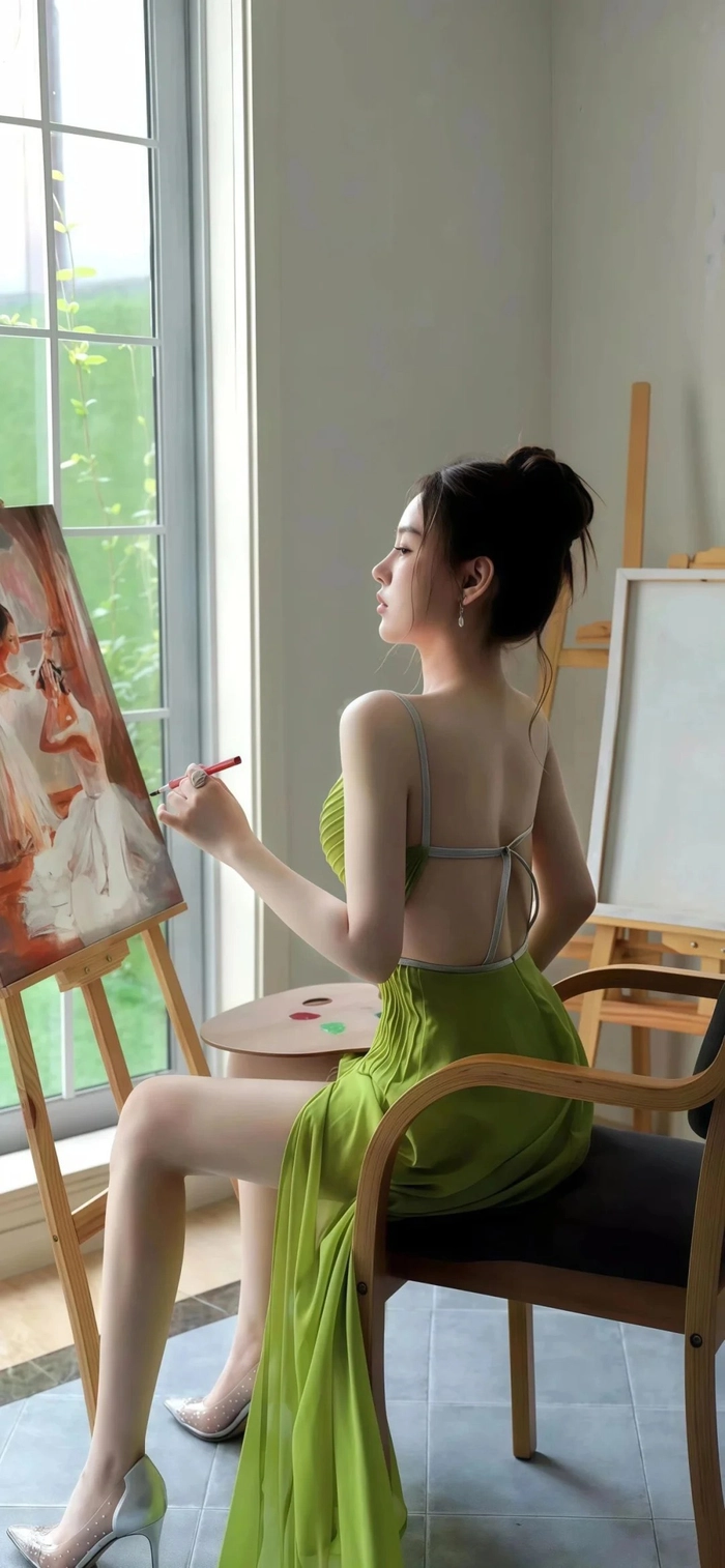 Ảnh gái xinh che mặt khoe ngực căng tròn