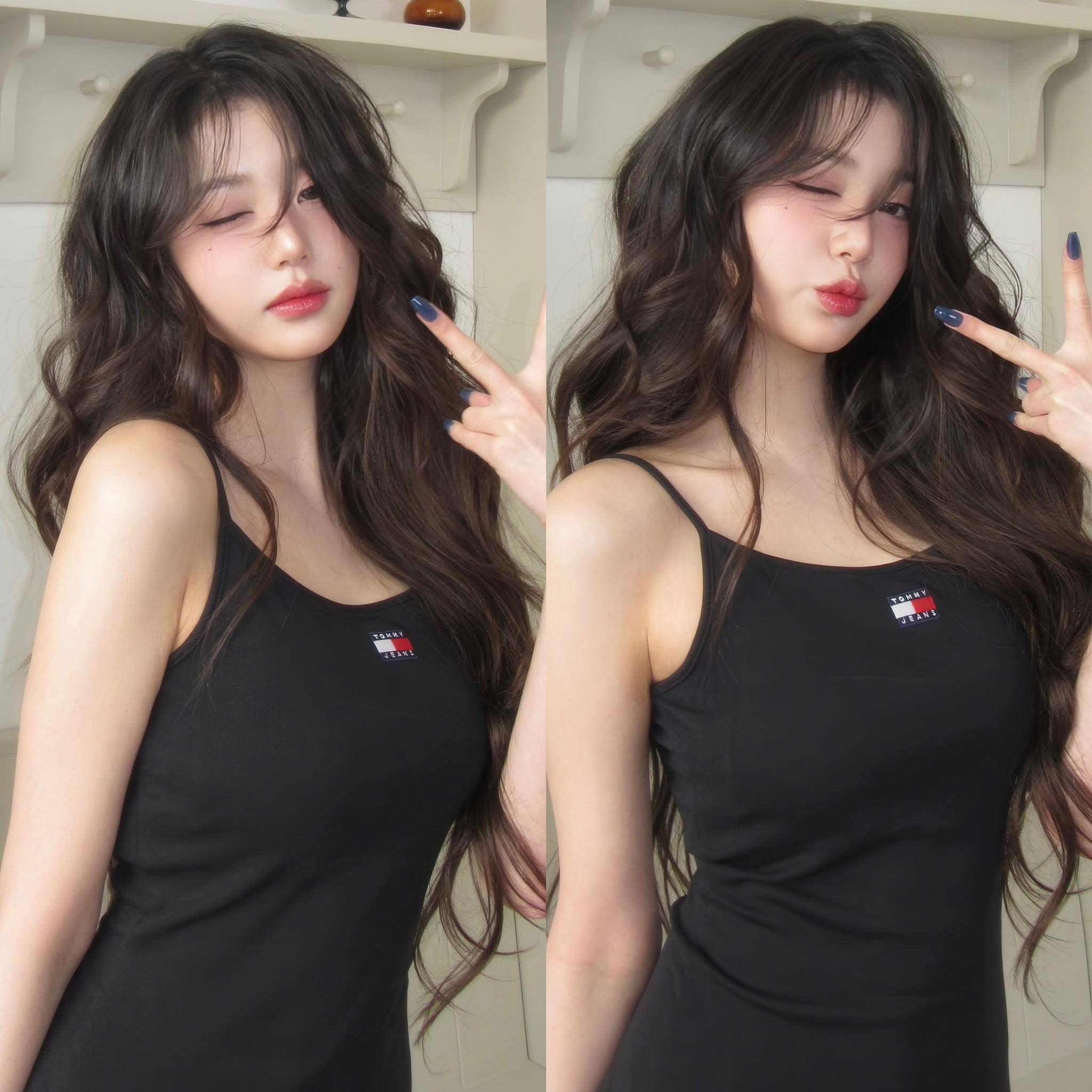 Ảnh Gái Xinh Tóc Dài Đeo Kính Đẹp, Cute, Ngầu, Cá Tính