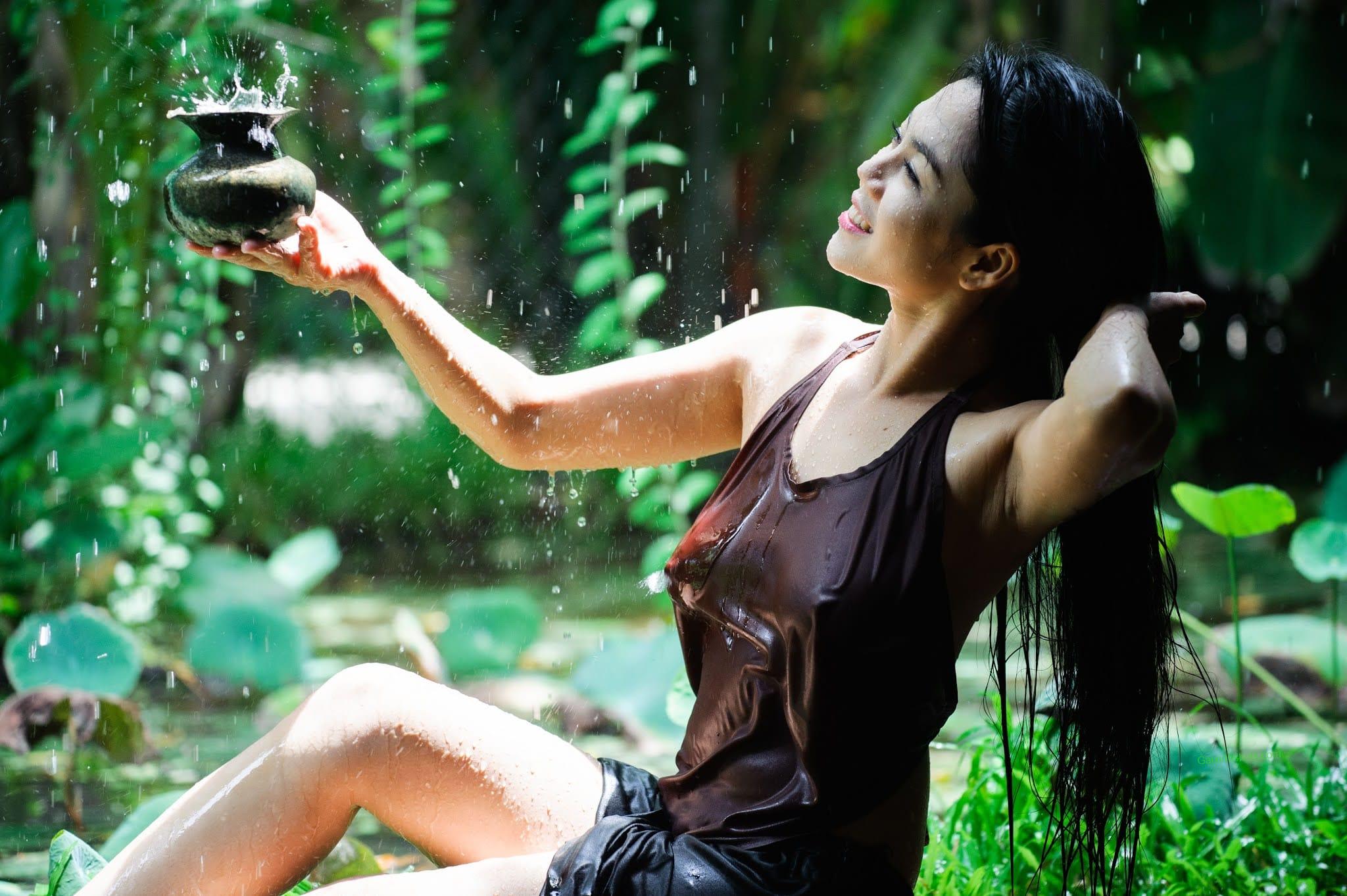 Ảnh gái xinh khoe hàng không che, ngọt nước