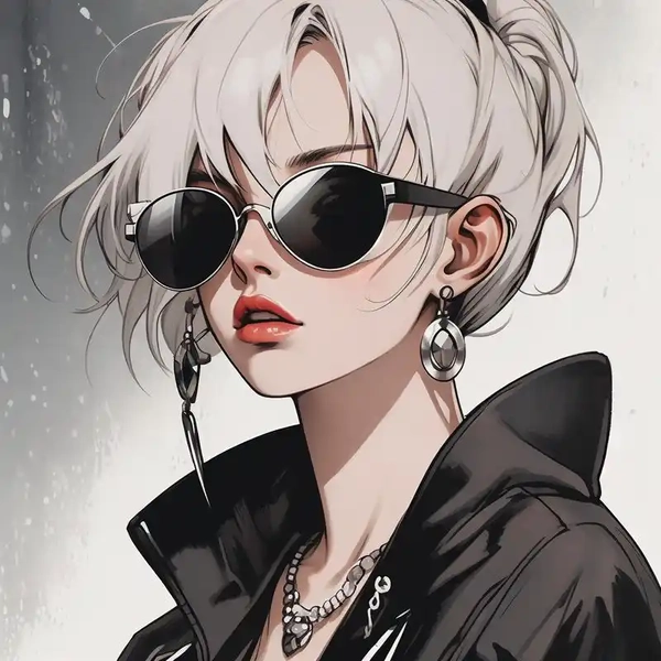 Ảnh anime girl lạnh lùng vô cảm, ngầu đẹp nhất