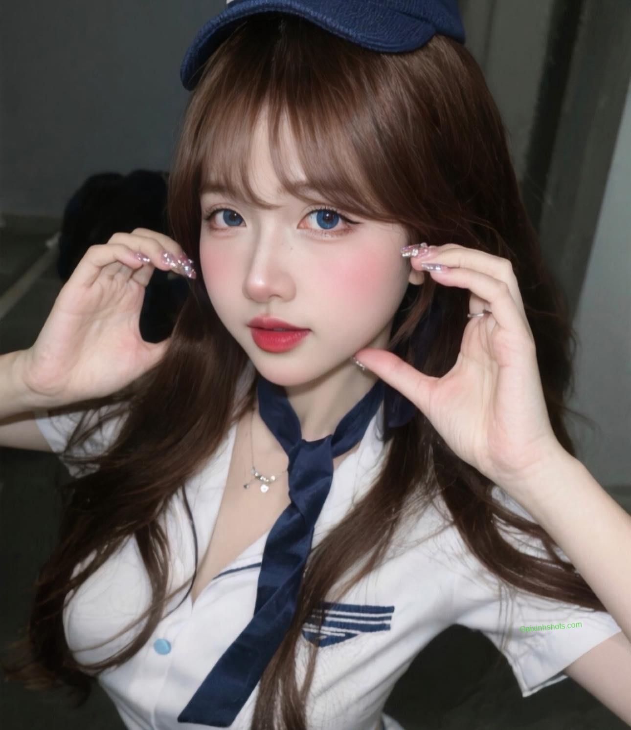 Ảnh gái xinh khoe ngực sexy thu hút mọi ánh nhìn