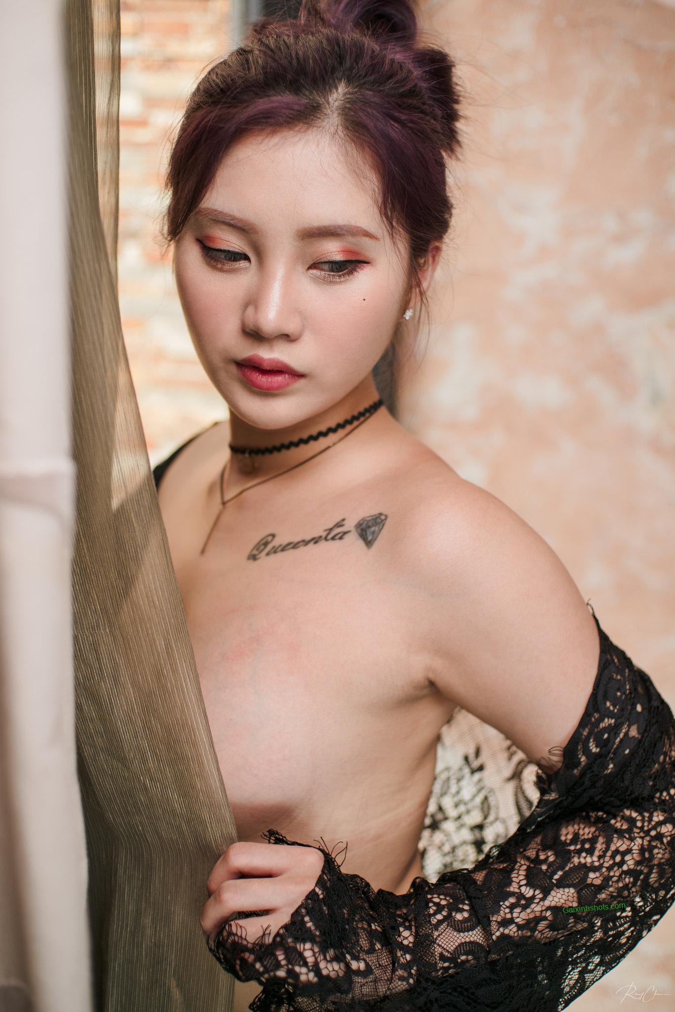 Ảnh gái xinh lộ ti gợi cảm nhất